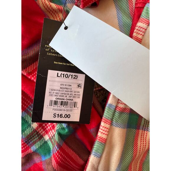 Art Class Flannel Pajama Set.  Size 10/12 - Picture 3 of 3